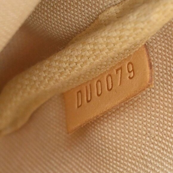 LOUIS VUITTON Mini Pochette Accessoires Hand Bag Damier Azur WE - Picture 13 of 14